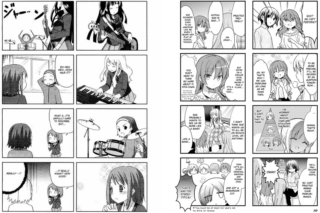 Yonkoma manga (K-ON! et Bocchi the Rock!)